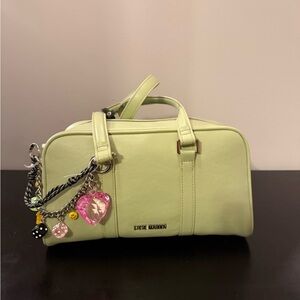 Steve Madden Pastel Green Satchel with Charms